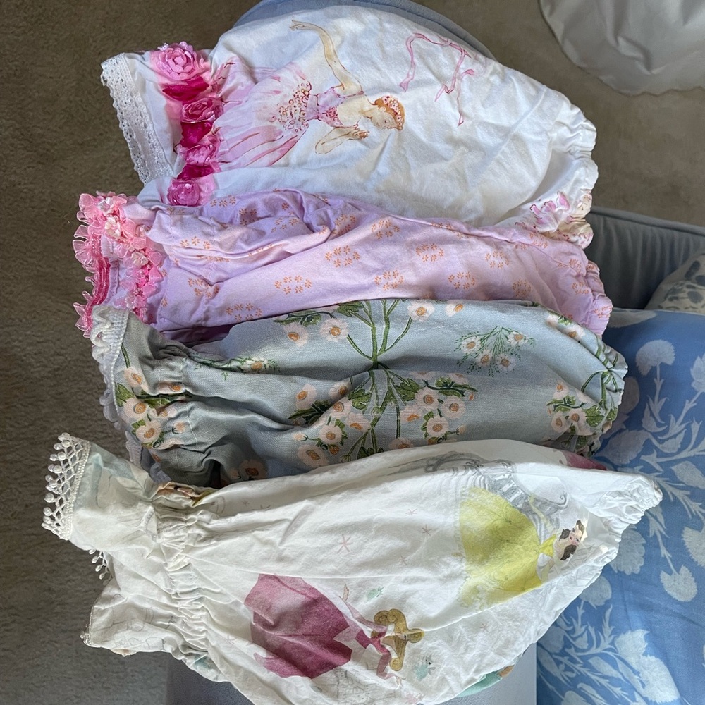 Lot of 8 Handmade Adorable Girls’ Bloomers